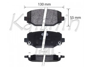 KAISHIN D10220 stabdžių trinkelių rinkinys, diskinis stabdys 
 Techninės priežiūros dalys -> Papildomas remontas
K68144209AA, K68144209AA