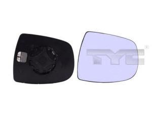 TYC 325-0078-1 veidrodėlio stiklas, išorinis veidrodėlis 
 Kėbulas -> Langai/veidrodėliai -> Veidrodėlis
91159939, 4408323, 7701050267