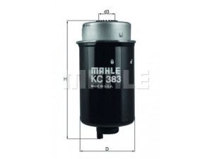 KNECHT KC 383 kuro filtras 
 Techninės priežiūros dalys -> Papildomas remontas
WJI500040