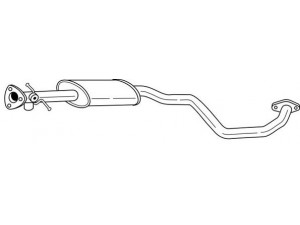 AKS DASIS SG73411 vidurinis duslintuvas