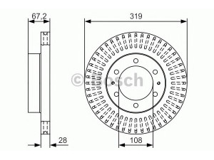 BOSCH 0 986 479 T36 stabdžių diskas 
 Dviratė transporto priemonės -> Stabdžių sistema -> Stabdžių diskai / priedai
43512 35322