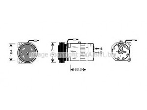 AVA QUALITY COOLING RTK403 kompresorius, oro kondicionierius 
 Oro kondicionavimas -> Kompresorius/dalys
09160348, 4500048, 9160348, 7700300462