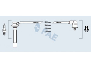 FAE 85146 uždegimo laido komplektas 
 Kibirkšties / kaitinamasis uždegimas -> Uždegimo laidai/jungtys
0K30E-18-140, 0K30F-18-140, 27400-2X-140