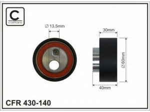 CAFFARO 430-140 įtempiklio skriemulys, paskirstymo diržas 
 Techninės priežiūros dalys -> Papildomas remontas
0829.59, 0829.60, 0829.61, 0829.62