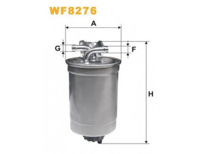 WIX FILTERS WF8276 kuro filtras 
 Techninės priežiūros dalys -> Papildomas remontas
057127401C, 057127401D, 8Z0127435