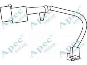 APEC braking WIR5223 susidėvėjimo indikatorius, stabdžių trinkelė 
 Stabdžių sistema -> Susidėvėjimo indikatorius, stabdžių trinkelės
42555634, 42560068
