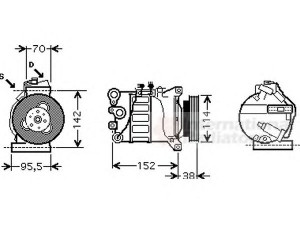 VAN WEZEL 5900K143 kompresorius, oro kondicionierius 
 Oro kondicionavimas -> Kompresorius/dalys
36002425
