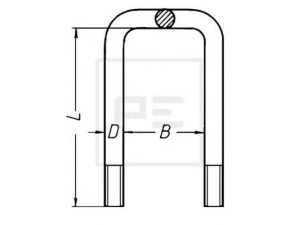 PE Automotive 145.009-00A lingės spaustukas 
 Pakaba -> Lakštinė spyruoklinė pakaba
001590940, 01590940, 1 590 940