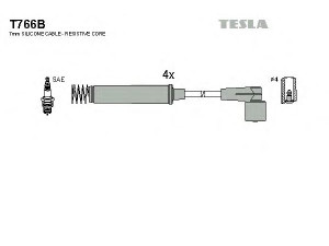 TESLA T766B uždegimo laido komplektas 
 Kibirkšties / kaitinamasis uždegimas -> Uždegimo laidai/jungtys
1612528, 1612543, 90442404