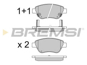 BREMSI BP3577 stabdžių trinkelių rinkinys, diskinis stabdys
1605184, 95513810