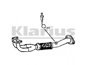 KLARIUS 301580 išleidimo kolektorius 
 Išmetimo sistema -> Išmetimo vamzdžiai
MB906675