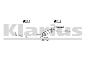KLARIUS 270535U išmetimo sistema 
 Išmetimo sistema -> Išmetimo sistema, visa