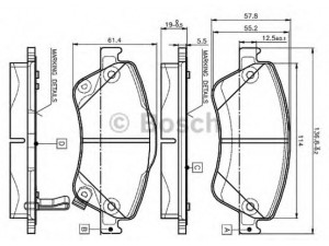 BOSCH 0 986 TB3 069 stabdžių trinkelių rinkinys, diskinis stabdys 
 Techninės priežiūros dalys -> Papildomas remontas
04465 02160, 04465 02170, 04465 02200