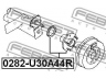 FEBEST 0282-U30A44R rato stebulė 
 Ašies montavimas/vairavimo mechanizmas/ratai -> Rato stebulė/montavimas -> Rato stebulė
43200-AD000, 43200-AD001