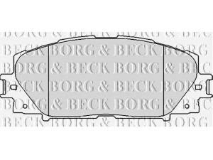 BORG & BECK BBP2123 stabdžių trinkelių rinkinys, diskinis stabdys 
 Techninės priežiūros dalys -> Papildomas remontas
044650W140, 044650W141, 0446547060