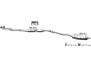 ERNST 020074 išmetimo sistema 
 Išmetimo sistema -> Išmetimo sistema, visa