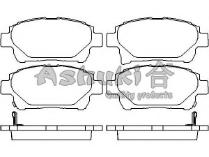 ASHUKI T113-10 stabdžių trinkelių rinkinys, diskinis stabdys 
 Techninės priežiūros dalys -> Papildomas remontas
04465-74020, 04465-74020