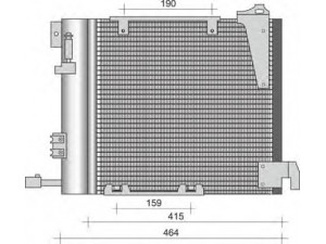 MAGNETI MARELLI 350203263000 kondensatorius, oro kondicionierius 
 Oro kondicionavimas -> Kondensatorius
1850056, 9130611, 93170622