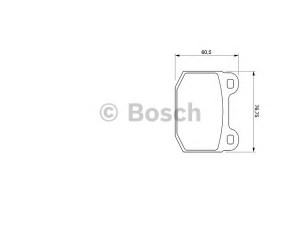 BOSCH 0 986 424 742 stabdžių trinkelių rinkinys, diskinis stabdys 
 Techninės priežiūros dalys -> Papildomas remontas