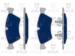 MAL? 1050206 stabdžių trinkelių rinkinys, diskinis stabdys 
 Techninės priežiūros dalys -> Papildomas remontas
0044204020, 1644200820, 1644201820