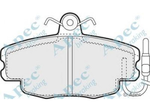 APEC braking PAD625 stabdžių trinkelių rinkinys, diskinis stabdys 
 Techninės priežiūros dalys -> Papildomas remontas
425041, 425070, 7701202285, 7701202516