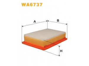 WIX FILTERS WA6737 oro filtras 
 Techninės priežiūros dalys -> Techninės priežiūros intervalai
60811900, 60813798, 60815000, 01EFA067