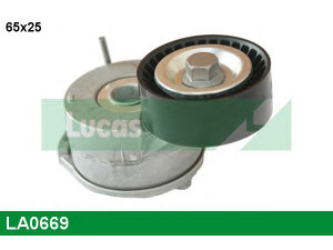 LUCAS ENGINE DRIVE LA0669 įtempiklio svirtis, V formos rumbuotas diržas 
 Diržinė pavara -> V formos rumbuotas diržas/komplektas -> Įtempiklis