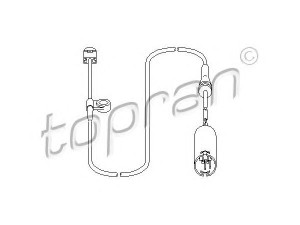 TOPRAN 501 225 jutiklis, stabdžių trinkelių susidėvėjimas 
 Elektros įranga -> Jutikliai
1 182 065, 3435 1 182 065