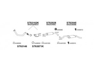 VENEPORTE 630231 išmetimo sistema 
 Išmetimo sistema -> Išmetimo sistema, visa