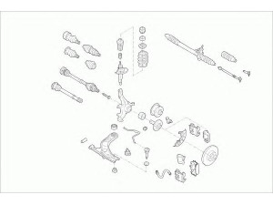 ZF Parts VW-GOLF-FZ012 vairavimo mechanizmas; rato pakaba 
 Ašies montavimas/vairavimo mechanizmas/ratai -> Prekių paieška pagal schemą