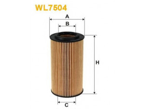 WIX FILTERS WL7504 alyvos filtras 
 Techninės priežiūros dalys -> Techninės priežiūros intervalai
06D115466, 06D115562, 06D198405