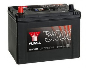 YUASA YBX3031 starterio akumuliatorius 
 Elektros įranga -> Akumuliatorius