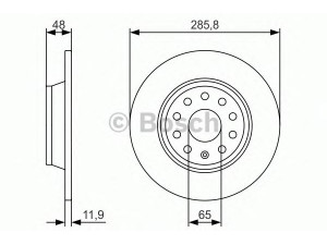 BOSCH 0 986 479 972 stabdžių diskas 
 Stabdžių sistema -> Diskinis stabdys -> Stabdžių diskas
1K0 615 601 AD, 1K0 615 601 M, 1K0 615 601 AD