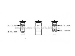 AVA QUALITY COOLING OL1347 išsiplėtimo vožtuvas, oro kondicionavimas 
 Oro kondicionavimas -> Vožtuvai
1618057, 90512364, 90512364, 0851.2102