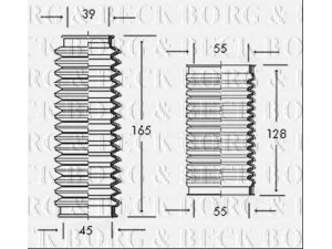 BORG & BECK BSG3021 gofruotoji membrana, vairavimas 
 Vairavimas -> Gofruotoji membrana/sandarinimai