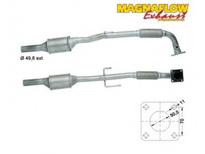 MAGNAFLOW 88831 katalizatoriaus keitiklis 
 Išmetimo sistema -> Katalizatoriaus keitiklis
6N0253058HX