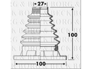 BORG & BECK BCB2921 gofruotoji membrana, kardaninis velenas 
 Ratų pavara -> Gofruotoji membrana
7M0598201, 7M0598201, 7M0 598 201