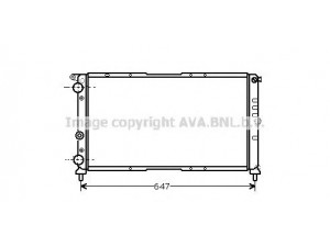 AVA QUALITY COOLING FT2142 radiatorius, variklio aušinimas 
 Aušinimo sistema -> Radiatorius/alyvos aušintuvas -> Radiatorius/dalys
71736185, 7721579