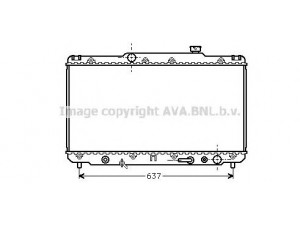 AVA QUALITY COOLING TO2186 radiatorius, variklio aušinimas 
 Aušinimo sistema -> Radiatorius/alyvos aušintuvas -> Radiatorius/dalys
1640003060, 1640074760, 1640074880
