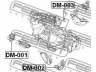 FEBEST DM-003 variklio montavimas
682561, 90372462