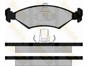 Brake ENGINEERING PA1126 stabdžių trinkelių rinkinys, diskinis stabdys 
 Techninės priežiūros dalys -> Papildomas remontas
1010503, 1042688, 1064763, 96FB2K021BA