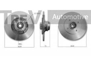 TREVI AUTOMOTIVE WB2293 rato guolio komplektas 
 Ašies montavimas/vairavimo mechanizmas/ratai -> Rato stebulė/montavimas -> Rato guolis
7701204901