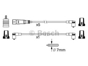 BOSCH 0 986 356 340 uždegimo laido komplektas 
 Kibirkšties / kaitinamasis uždegimas -> Uždegimo laidai/jungtys
437 998 031 B