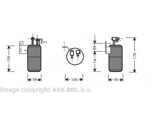 AVA QUALITY COOLING VWD017 džiovintuvas, oro kondicionierius 
 Oro kondicionavimas -> Džiovintuvas
357820191C, 357820191D
