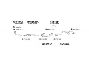 VENEPORTE 550103 išmetimo sistema