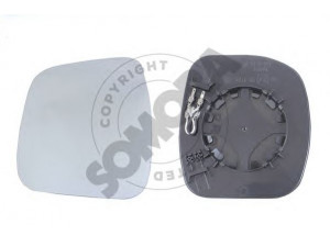 SOMORA 089056G veidrodėlio stiklas, išorinis veidrodėlis 
 Kėbulas -> Keleivių kabina -> Veidrodėlis