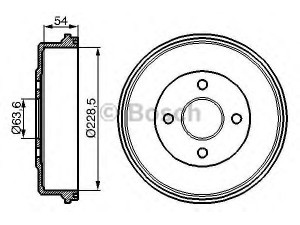 BOSCH 0 986 477 051 stabdžių būgnas 
 Stabdžių sistema -> Būgninis stabdys -> Stabdžių būgnas
1027371, 6710010, 93BB 1126 CA