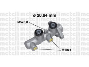 METELLI 05-0513 pagrindinis cilindras, stabdžiai 
 Stabdžių sistema -> Pagrindinis stabdžių cilindras
96963072, 426695, 96316463