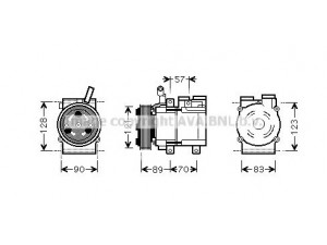 AVA QUALITY COOLING HYAK257 kompresorius, oro kondicionierius 
 Oro kondicionavimas -> Kompresorius/dalys
977014A900