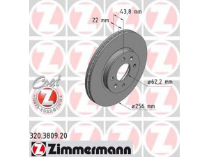 ZIMMERMANN 320.3809.20 stabdžių diskas 
 Dviratė transporto priemonės -> Stabdžių sistema -> Stabdžių diskai / priedai
51712-0U000, 51712-1W200, 51712-1W250